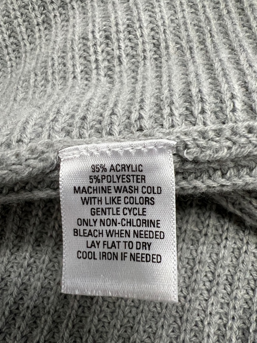 GNW Light Gray Ribbed Knit Vest - Picture 5 of 6